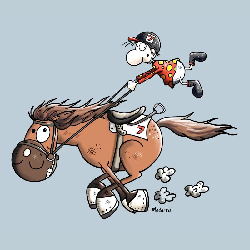 Cheval De Course Rapide