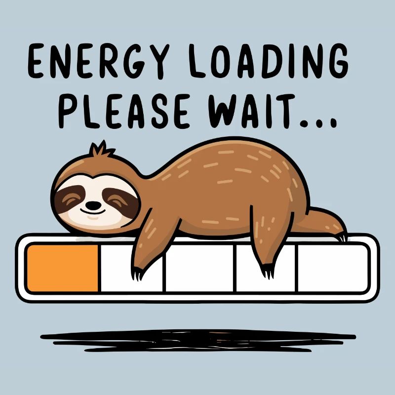 Energizing Sloth - Relaxation Humor Gift