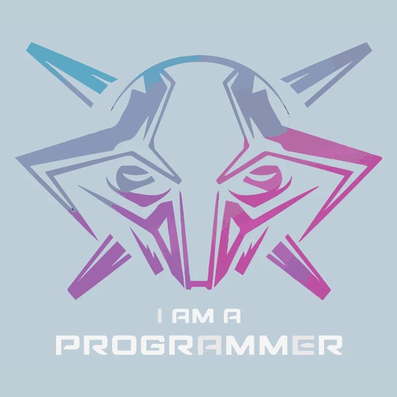 Futuristische Cyborg-Programmierer-Kunst