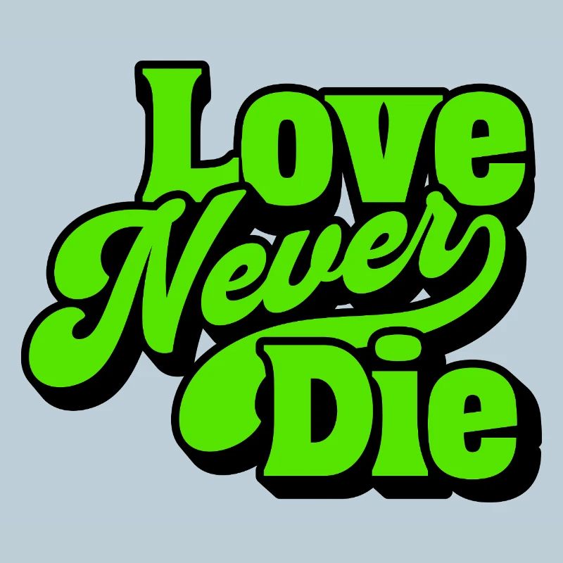 Lettrage néon Love Never Die