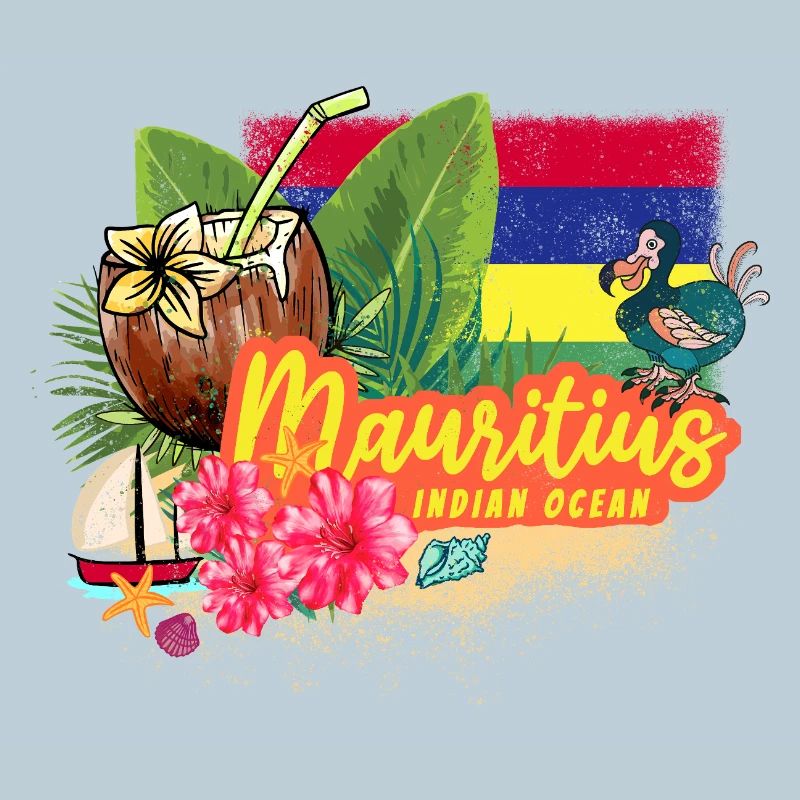 Mauritius Retro Indischer Ozean Dodo Souvenir