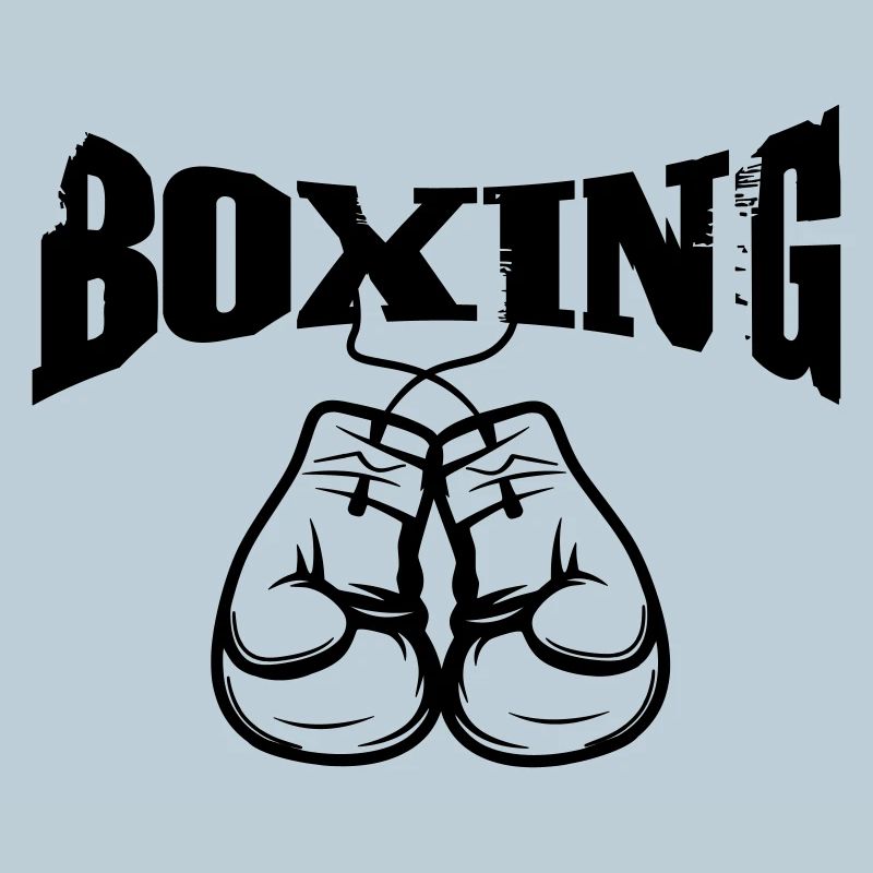 Boxe - Motif de boxe pour le Druc individuel