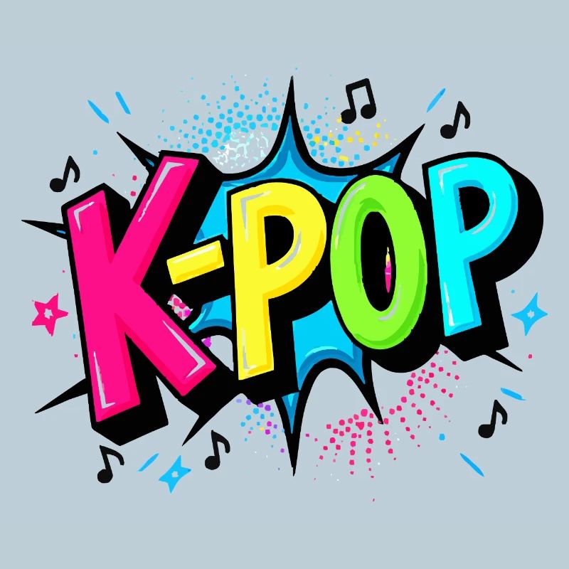 K-Pop Power - Conception de ventilateur coloré