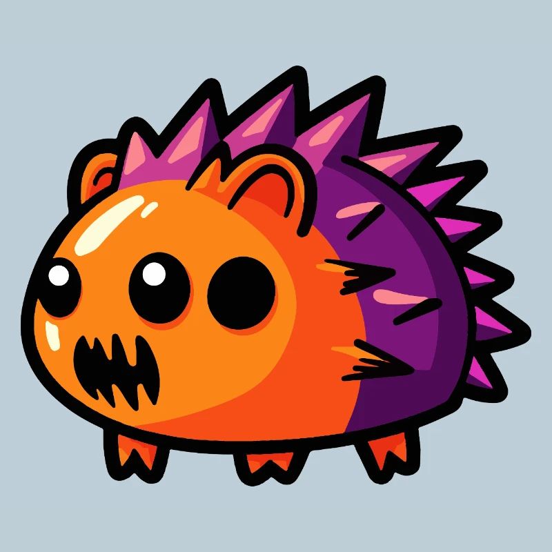 hérisson Halloween Zombie