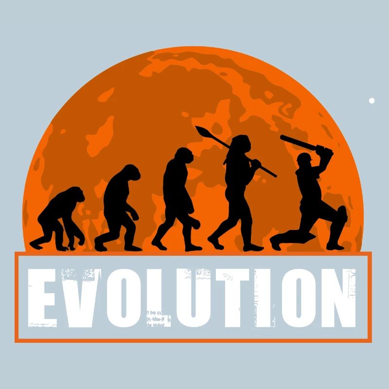 Entwicklung der Cricketspieler-Batsman-Silhouette