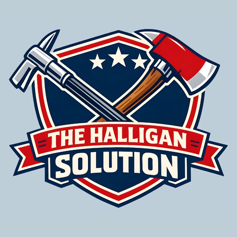 Halligan Solution Shield Graphic