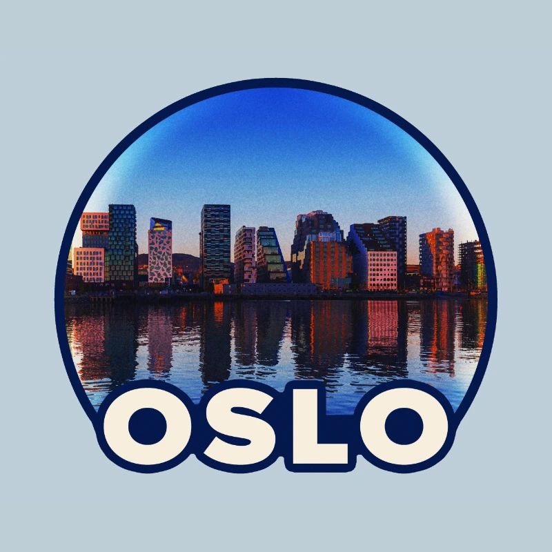 Oslo Skyline Reflection
