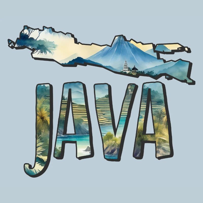 Watercolor Map Java