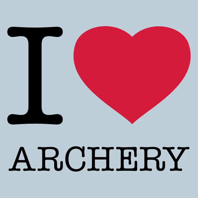 I LOVE ARCHERY Bogenschießen Pfeil und Bogen