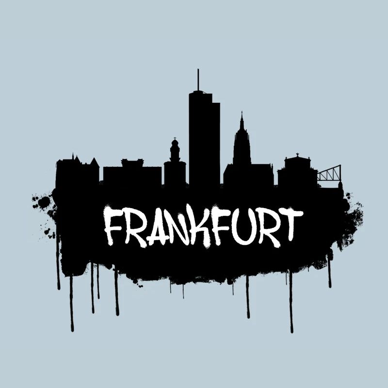 Frankfurt Graffiti Skyline