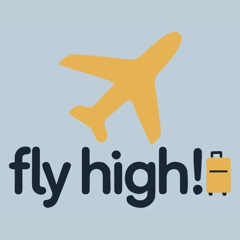 Fly High Travel Icon Tee