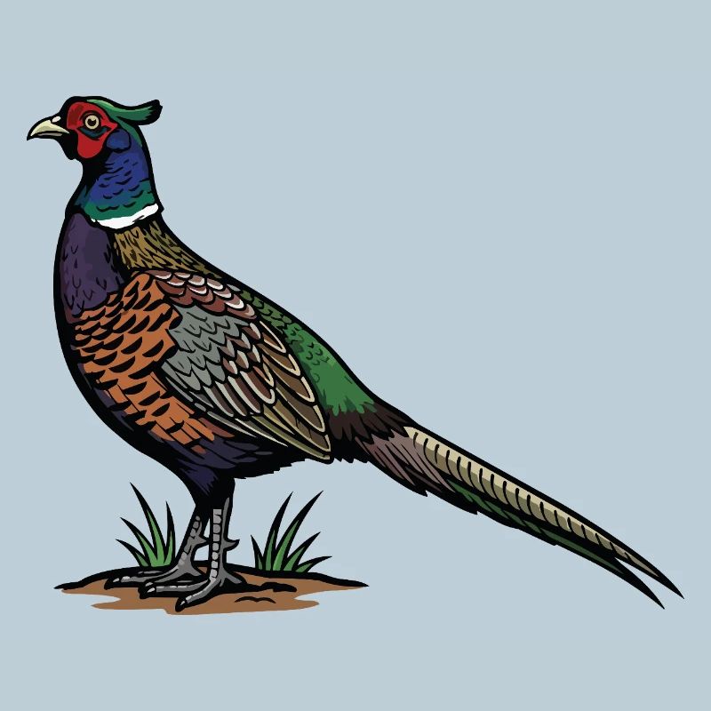 Ring-neck Pheasant Wild Nature