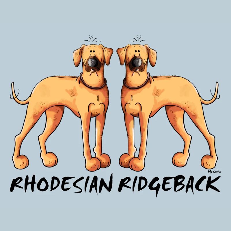 Two Rhodesian Ridgeback