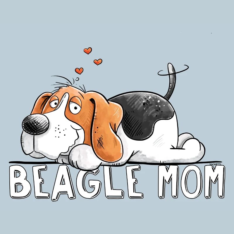 Beagle Mama I Hunderasse Comic I Hund Spruch