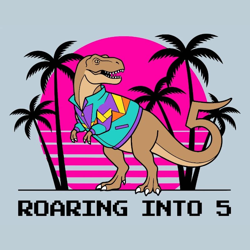 Roaring Into 5 Retro Dino