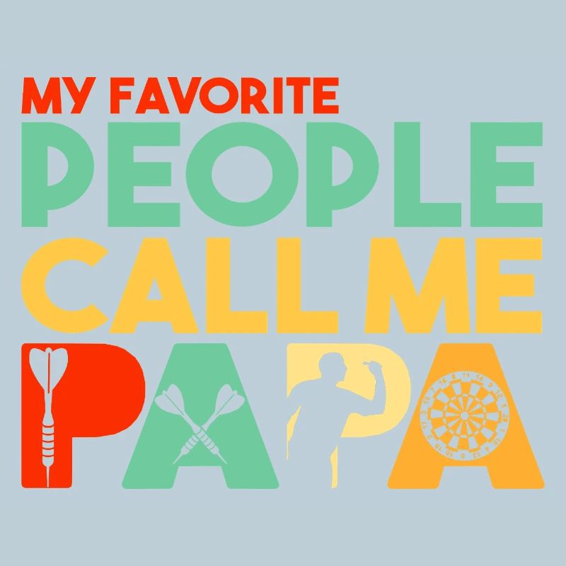 Favorite People Call Me Papa Darts Master