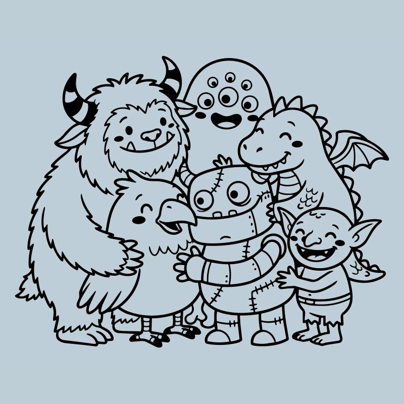 monstres mignons