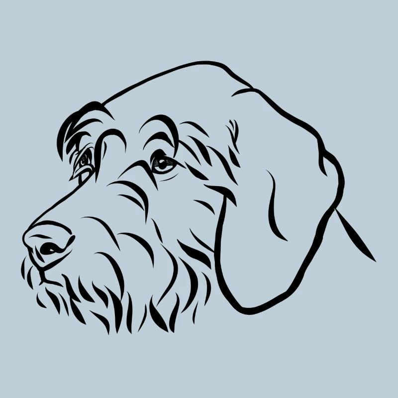 Portrait de chiens de chasse