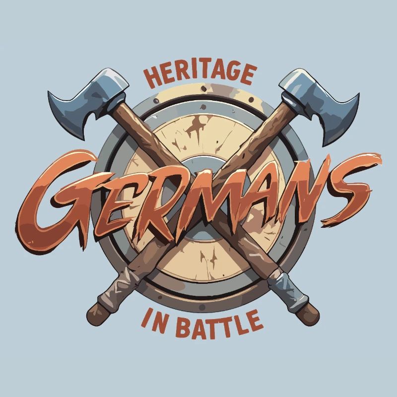 Germans Fight Shield Graphic