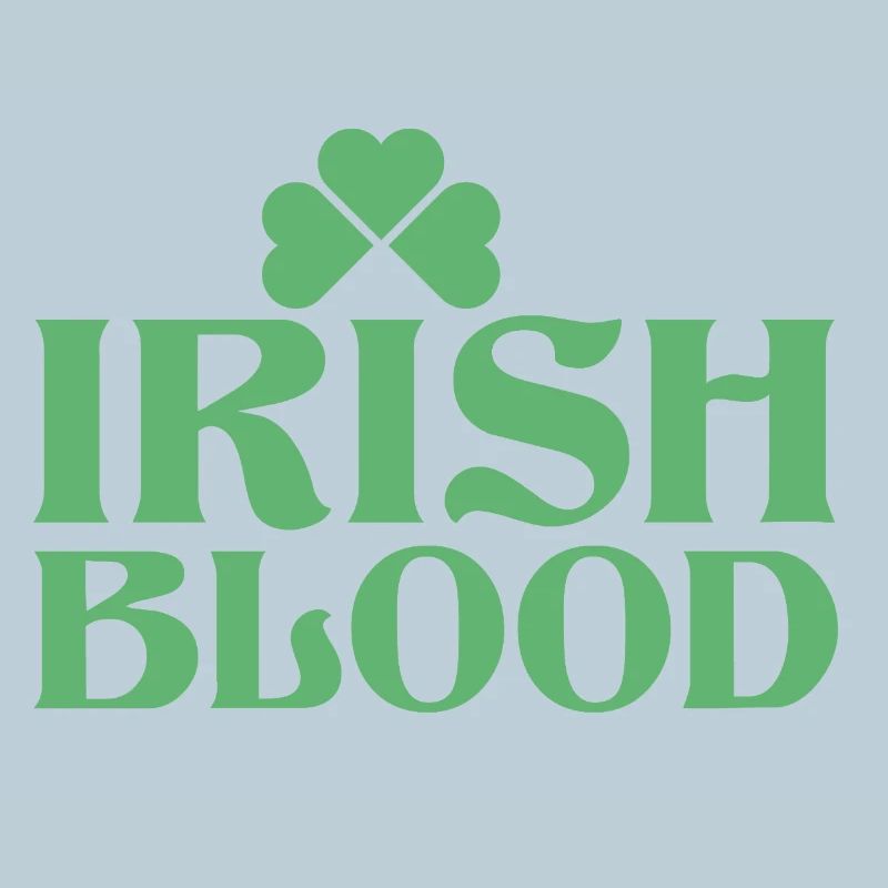 Irish Pride Heart Shamrock