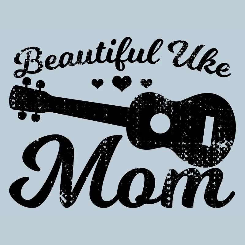 Schöne Ukulele Mama