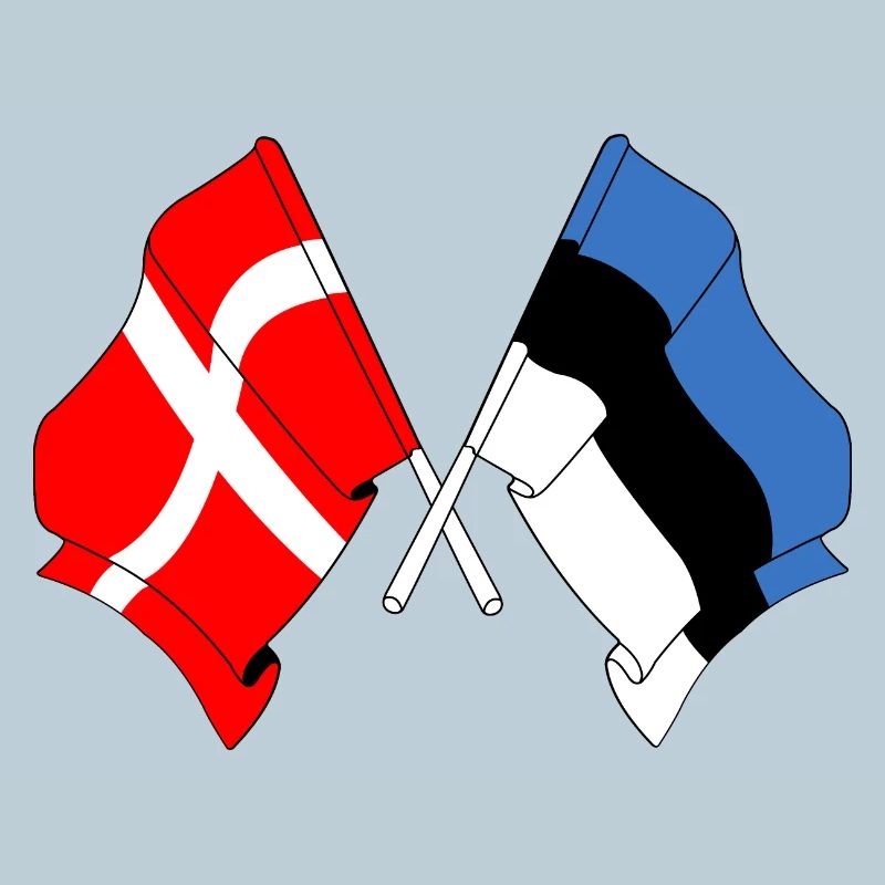 Flag Denmark flag Estonia