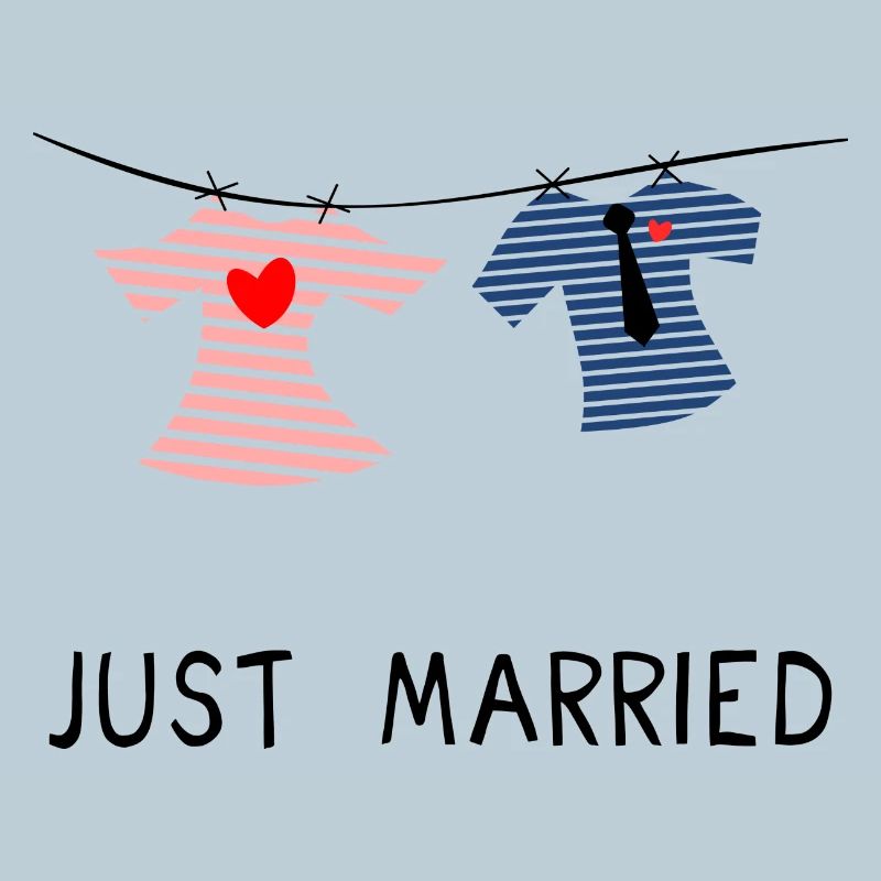 JUST MARRIED. EVJF. SAINT VALENTIN. COUPLE