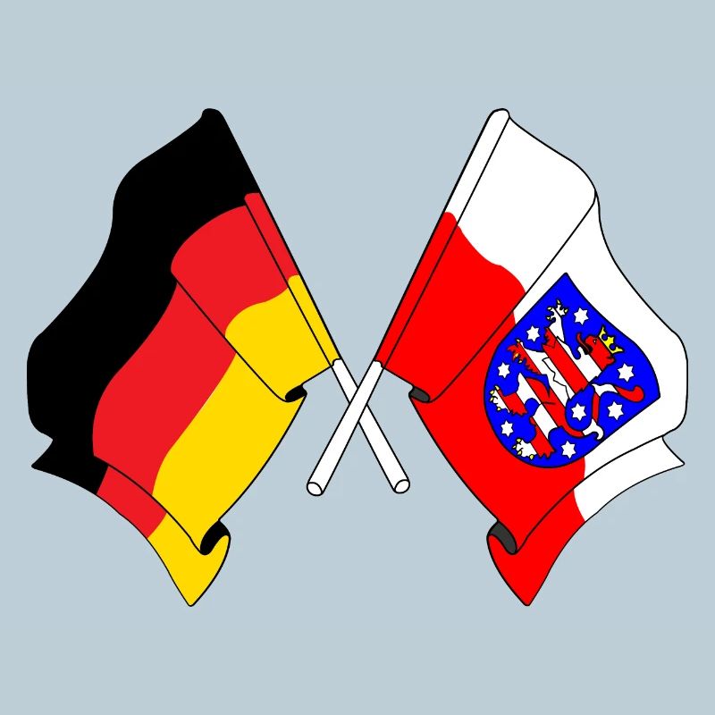 Flag Germany Thuringia