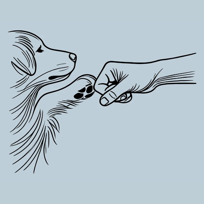 Hund und Mensch Bindung Fauststoß Bester Freund