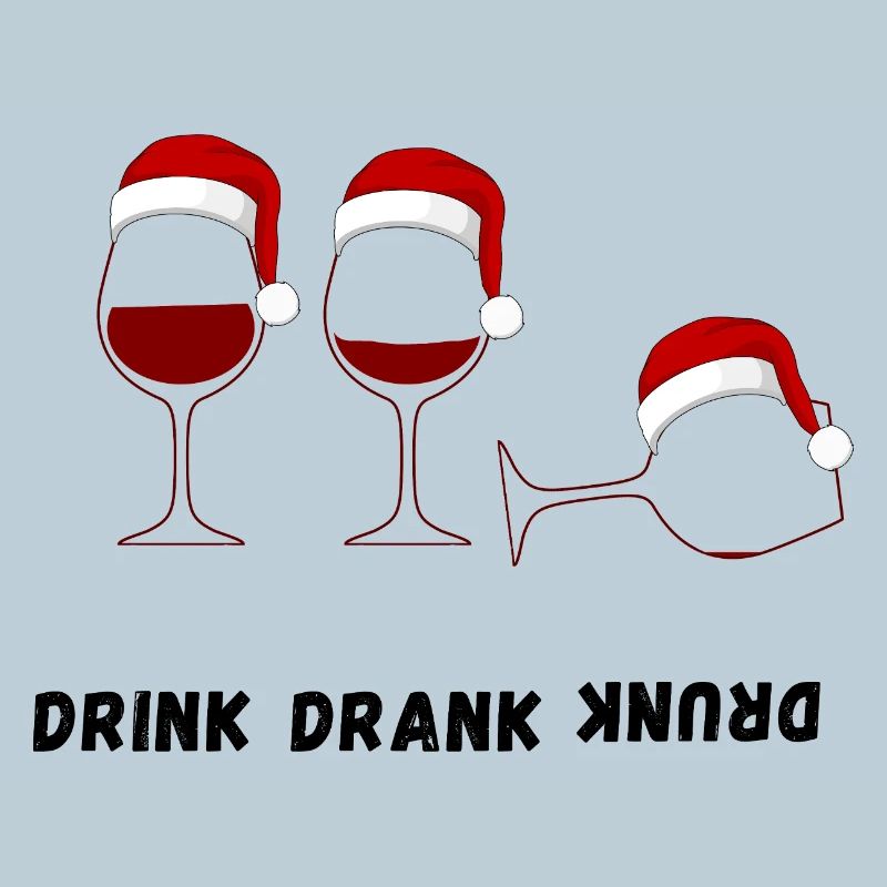 Drink Drank Drunk - Style pull de Noël laid