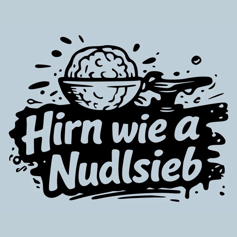 Brain like a pasta strainer