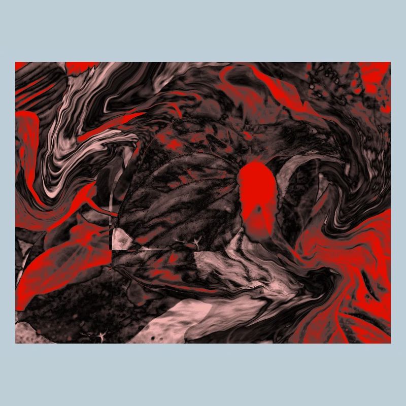 Red Marble Swirl Pattern