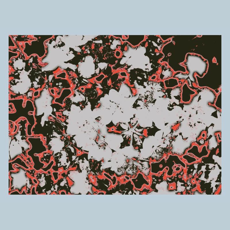 Red Nebula Abstract Pattern