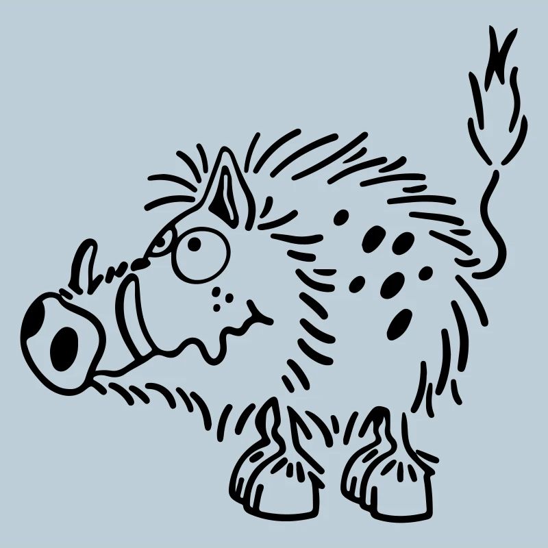 Happy Wild Boar