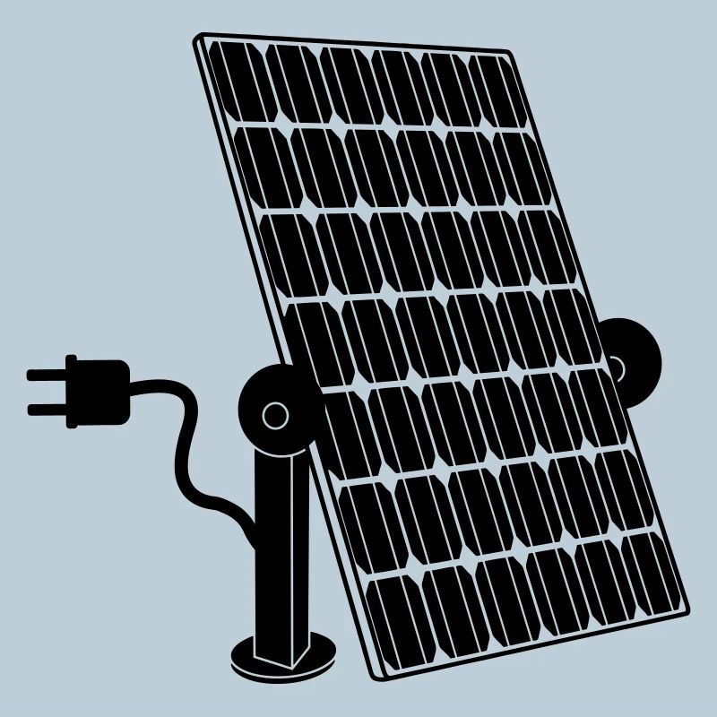 Panneau solaire avec prise