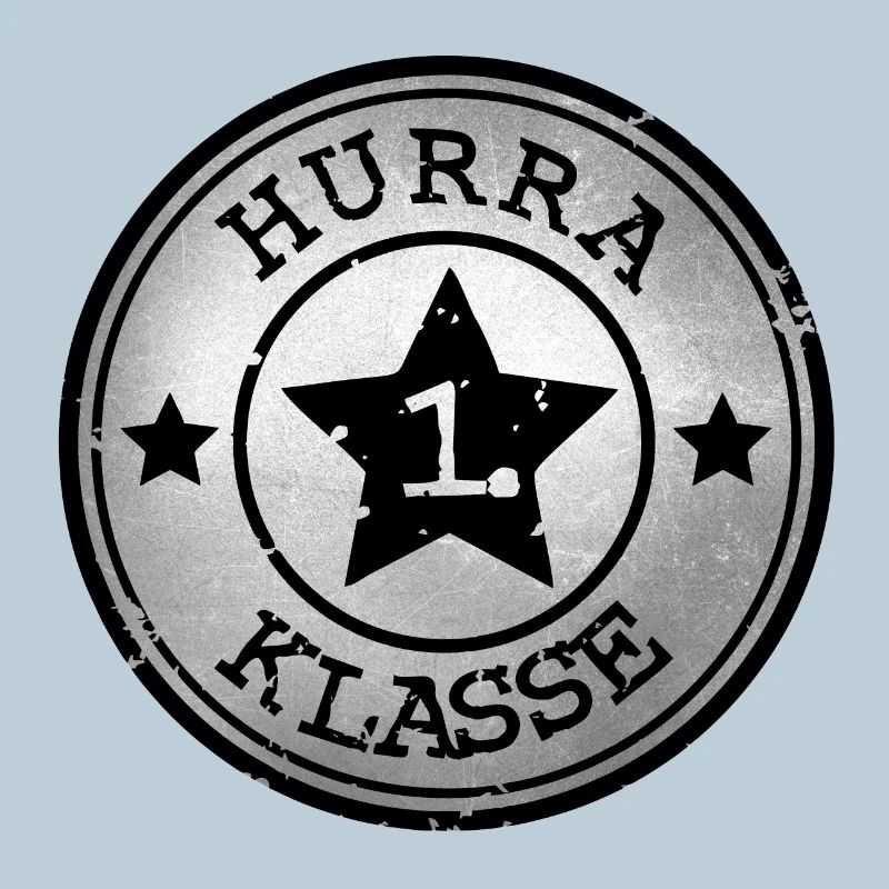 Hooray 1st Class - Star Emblem - Silver Black