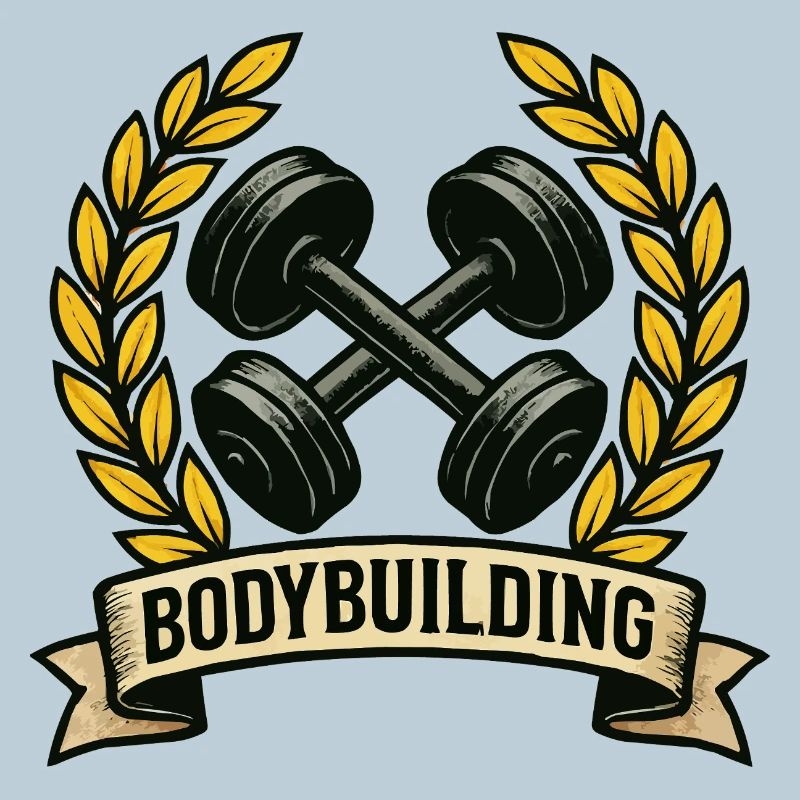 Body building with laurel dumbbells