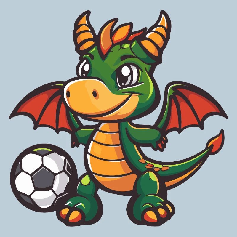 Dragon with ball