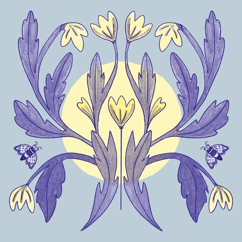 Blumenornament Sonnenschein