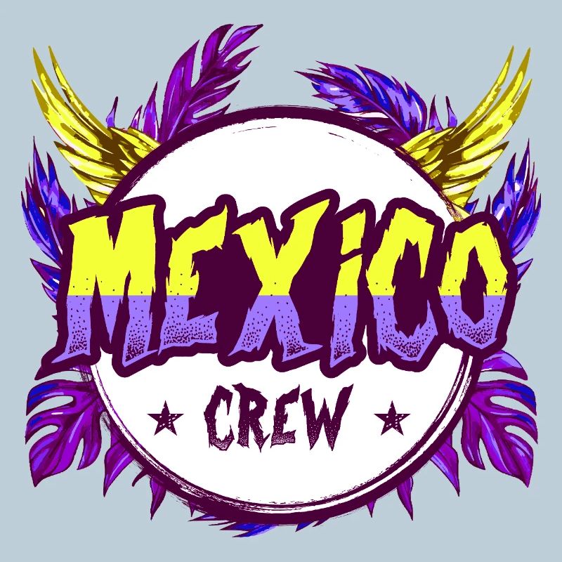 Équipage mexicain coloré