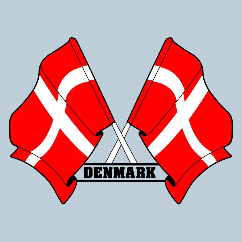 DANEMARK – Drapeaux croisés