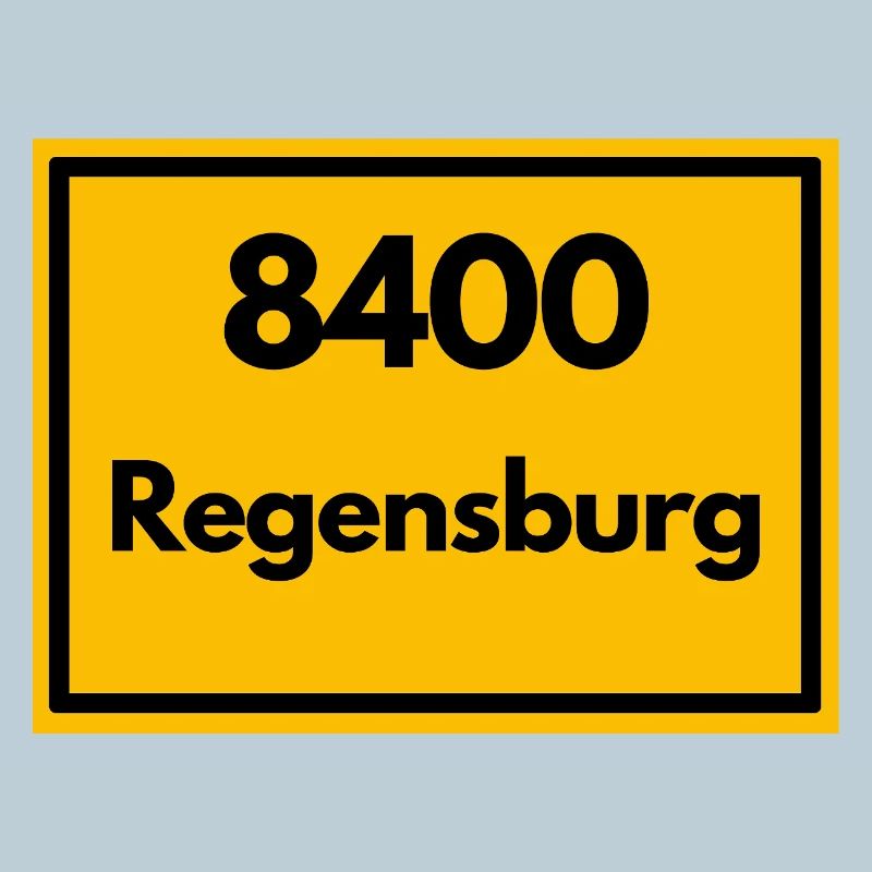 OLD POSTCODE ZIP CODE RETRO 8400 REGENSBURG