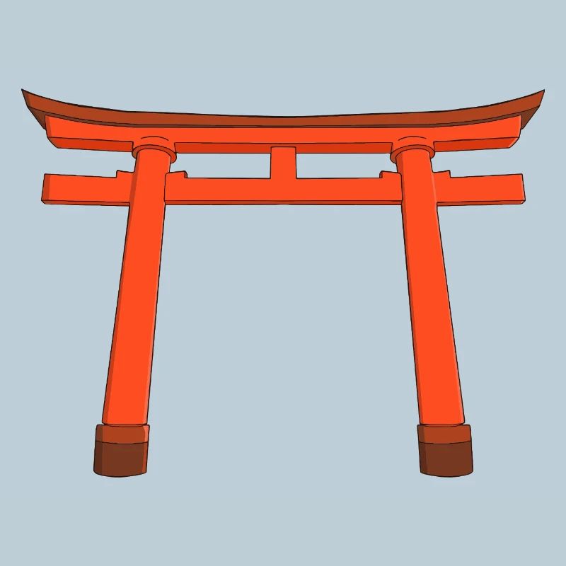 Lebendiges Torii-Tor