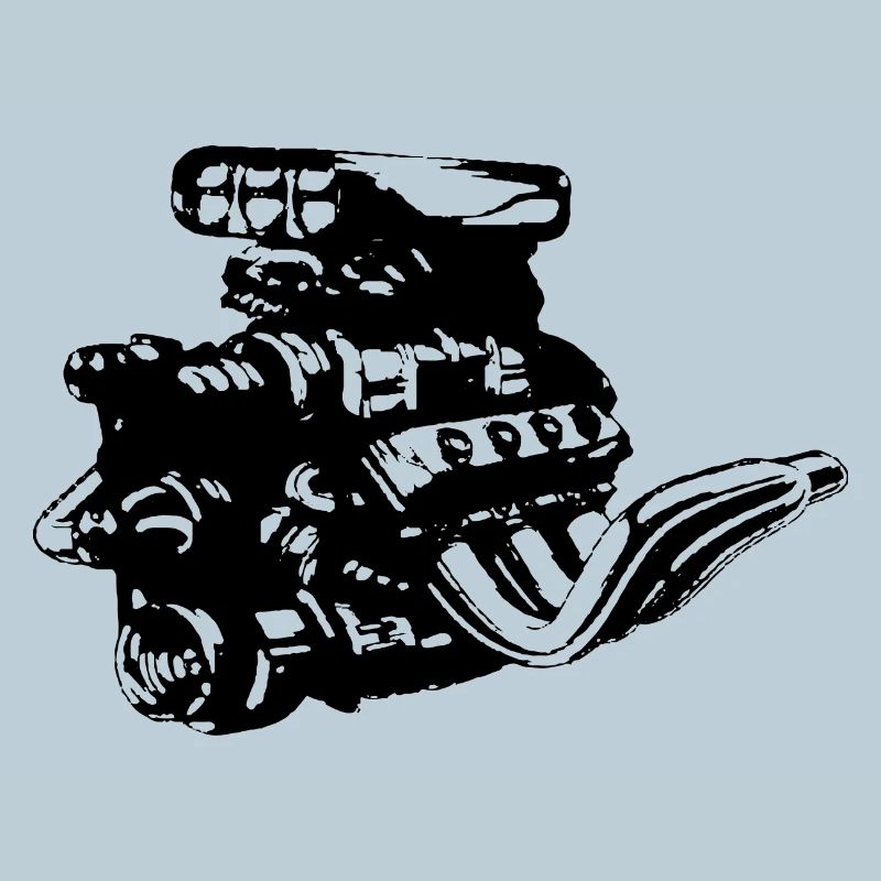 V8 engine
