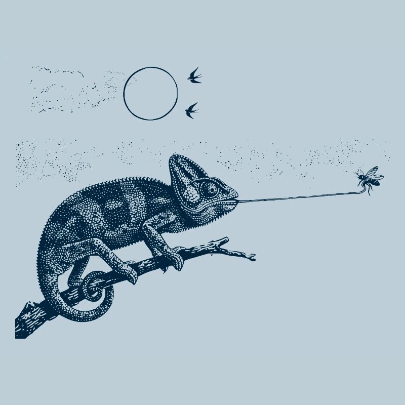 Fliegenfänger Chamäleon