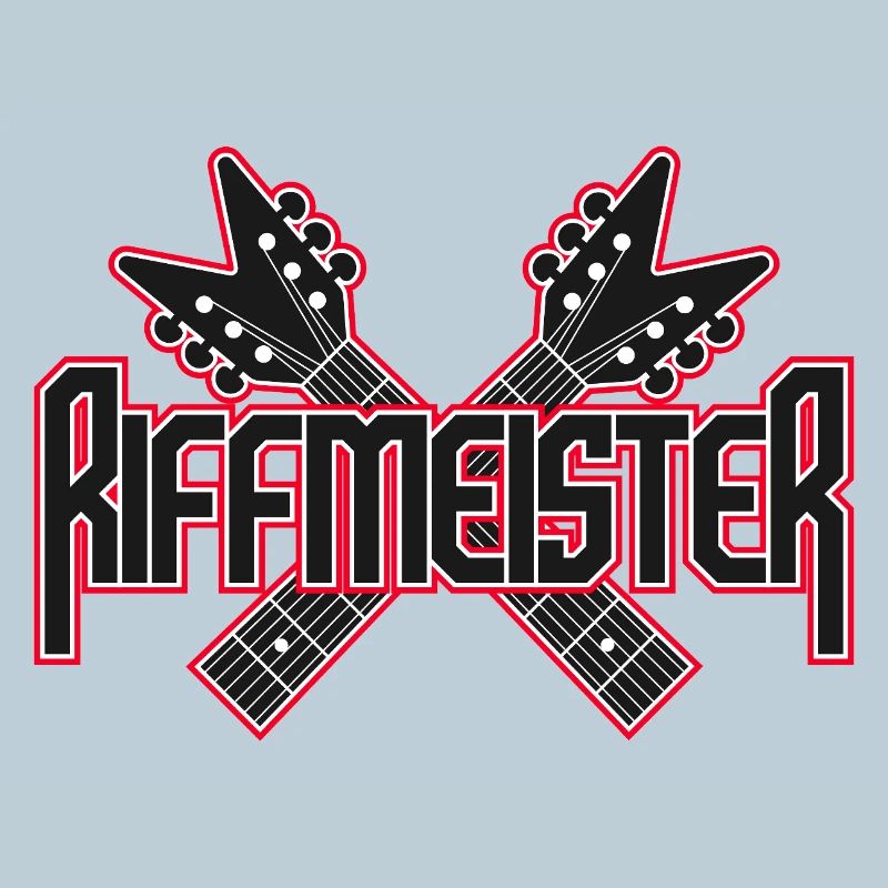 Riffmaster Crossed Guitars Logo