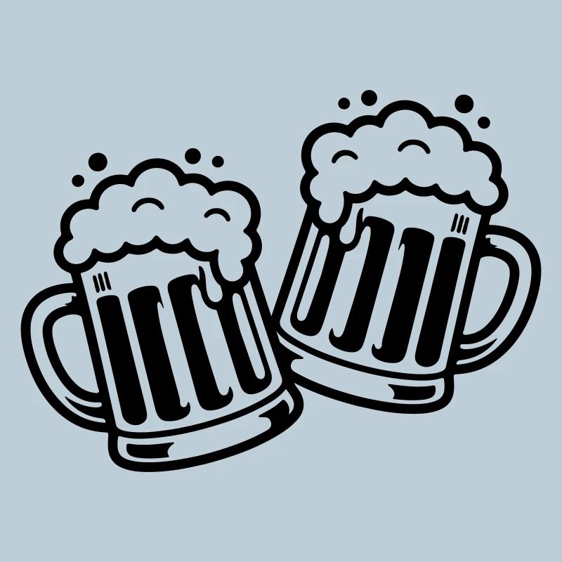 Bierkrug Prost Comic Bier