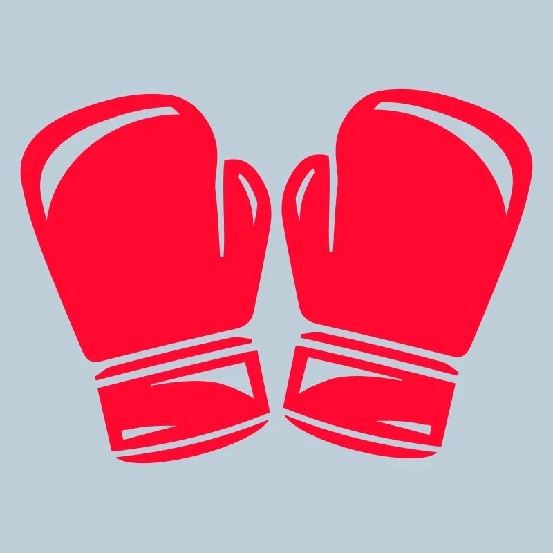 Rote Boxhandschuhe Symbol