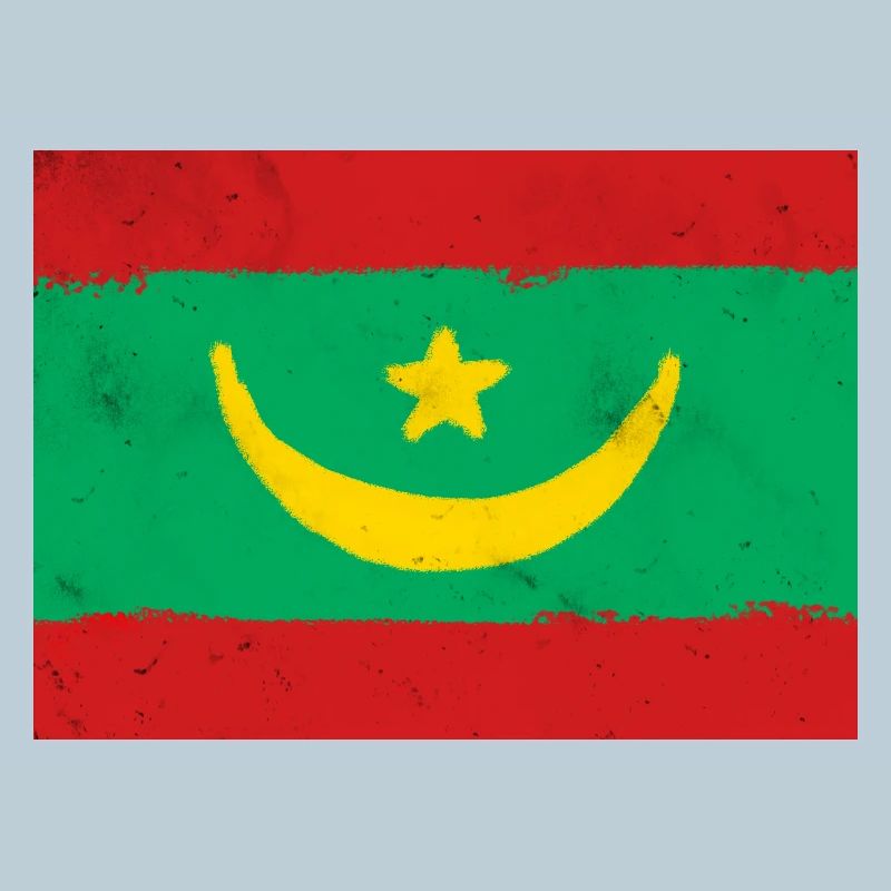 Drapeau de la Mauritanie