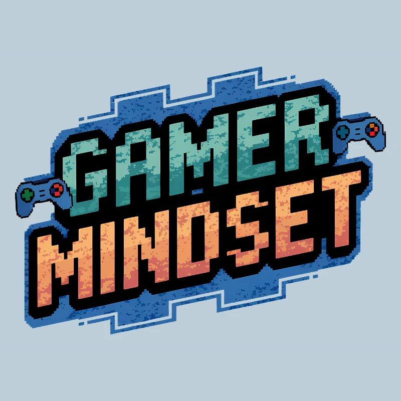 Pixelated Gamer Minset Design